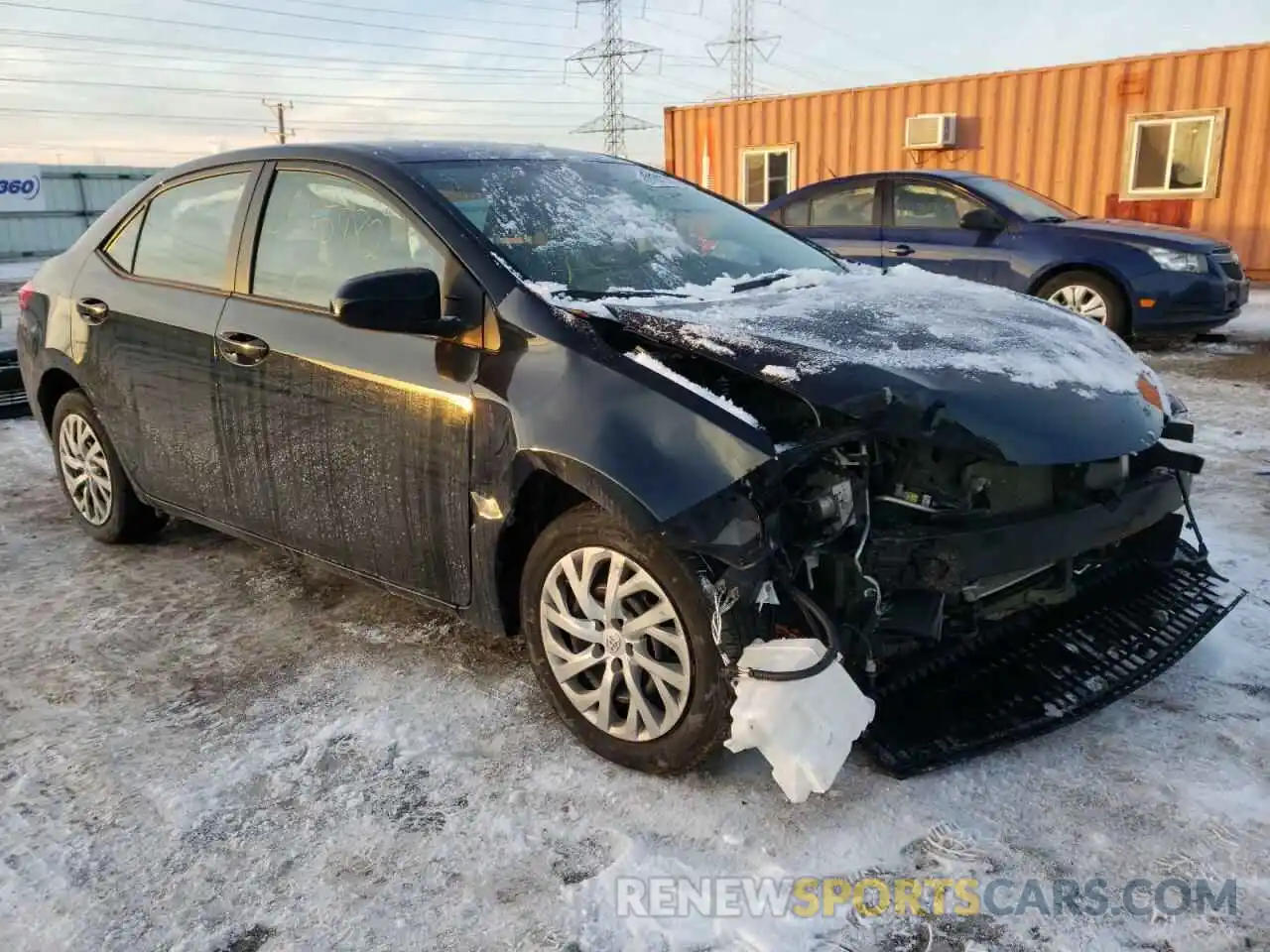 1 Фотография поврежденного автомобиля 2T1BURHE1KC152704 TOYOTA COROLLA 2019