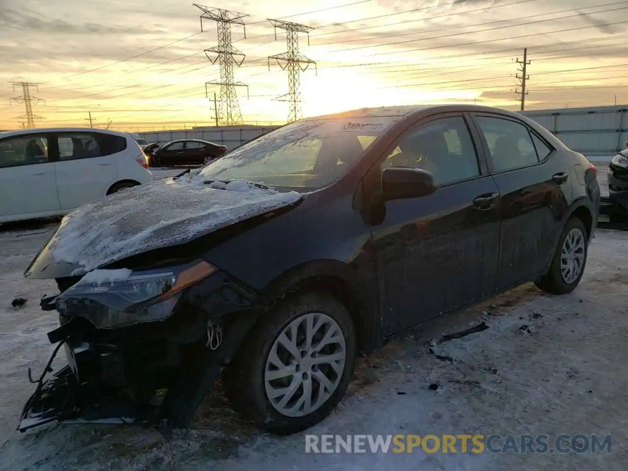 2 Photograph of a damaged car 2T1BURHE1KC152704 TOYOTA COROLLA 2019