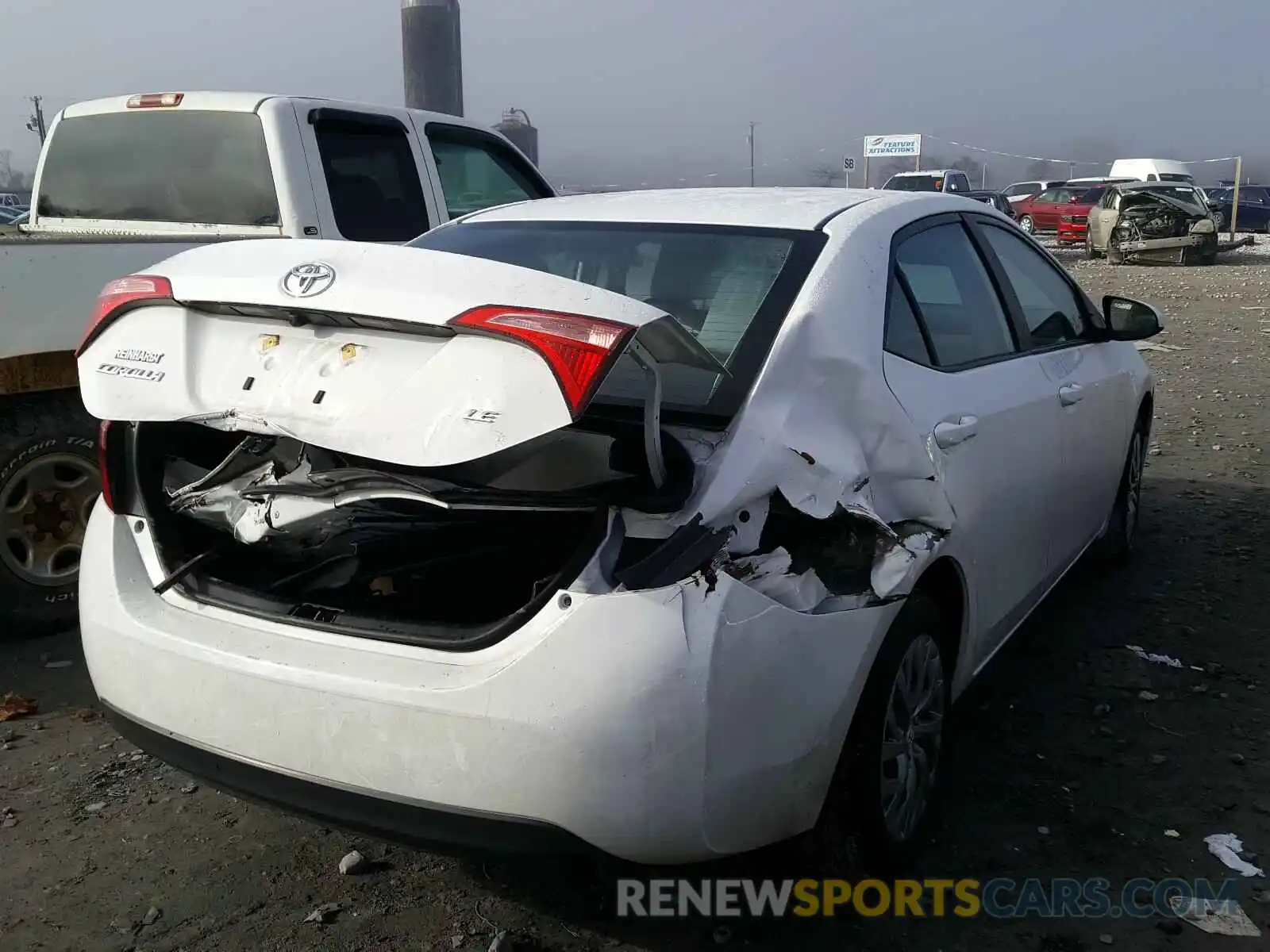 4 Photograph of a damaged car 2T1BURHE1KC153321 TOYOTA COROLLA 2019