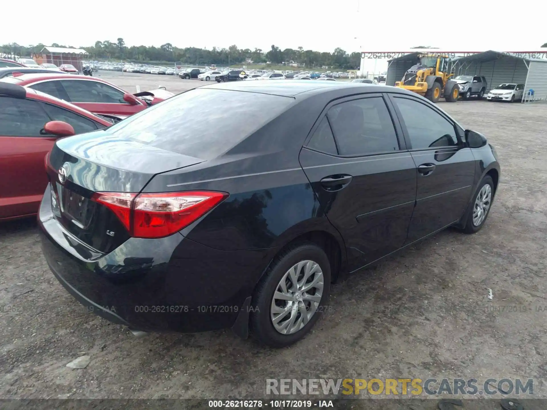 4 Photograph of a damaged car 2T1BURHE1KC153335 TOYOTA COROLLA 2019