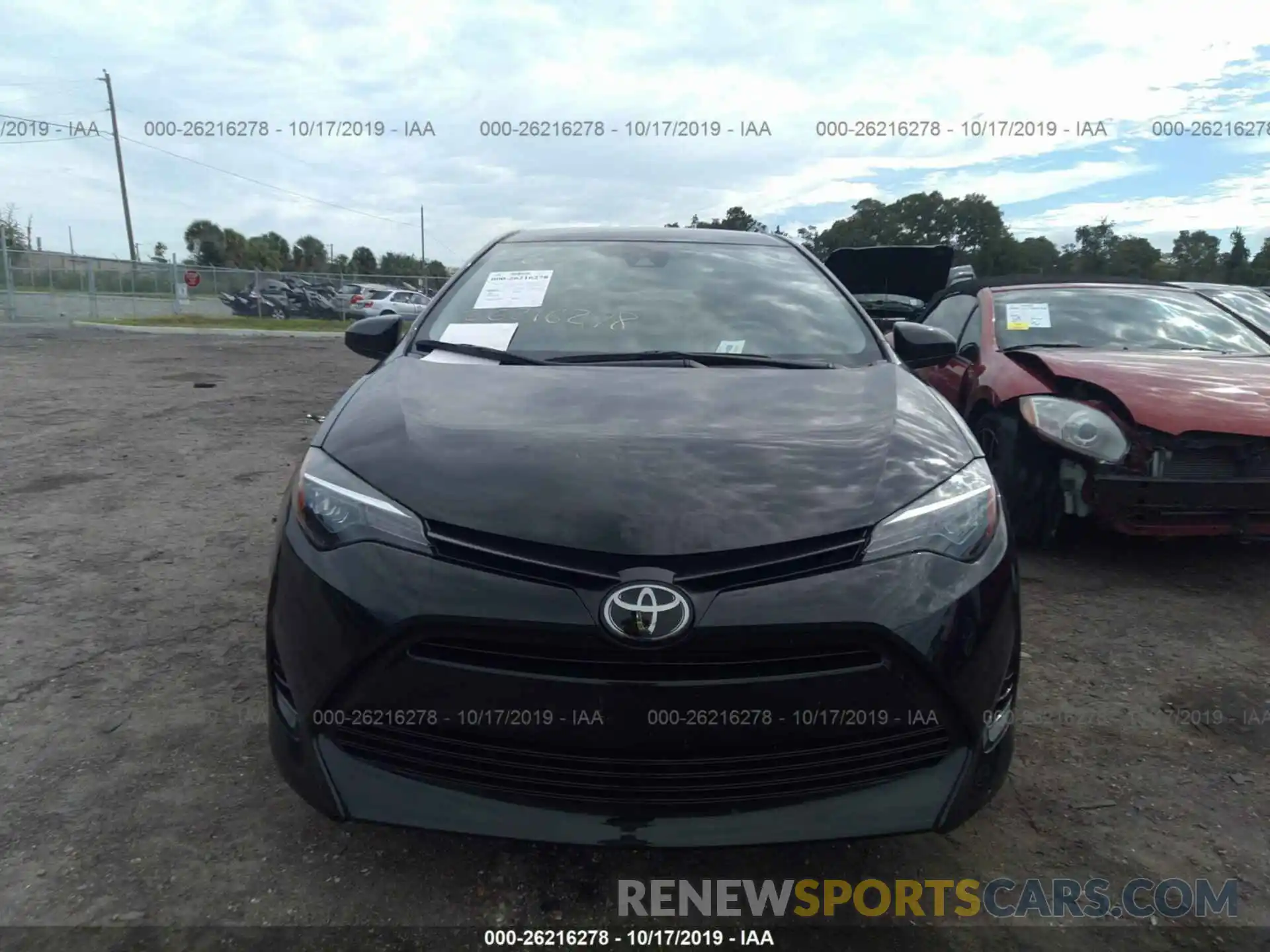 6 Photograph of a damaged car 2T1BURHE1KC153335 TOYOTA COROLLA 2019