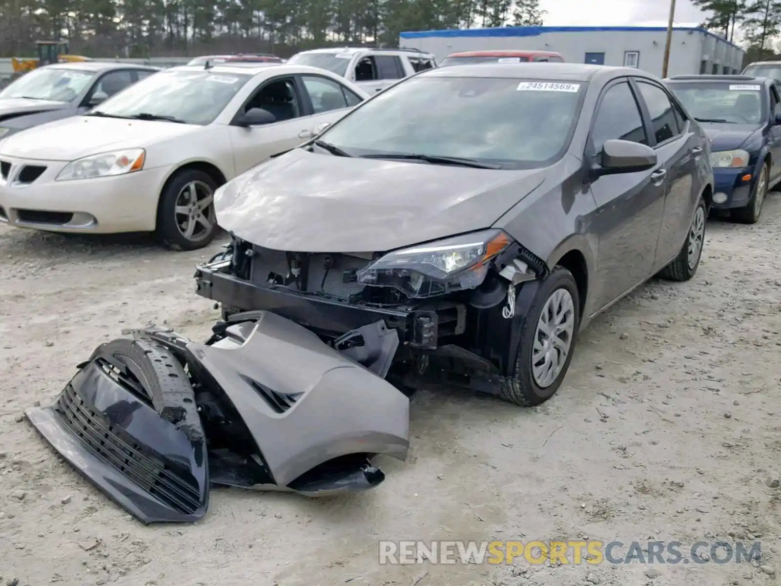 2 Photograph of a damaged car 2T1BURHE1KC153352 TOYOTA COROLLA 2019