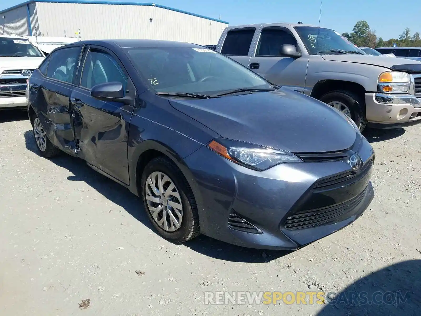 1 Photograph of a damaged car 2T1BURHE1KC153612 TOYOTA COROLLA 2019