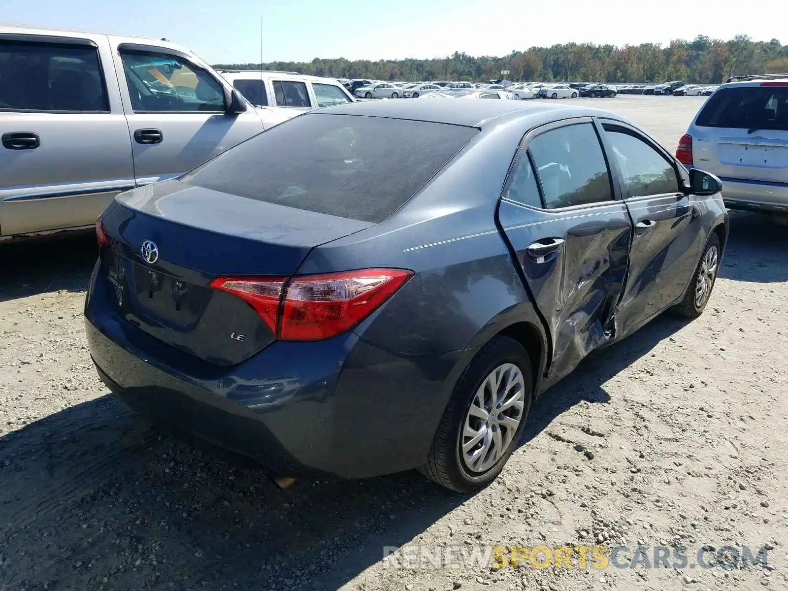 4 Photograph of a damaged car 2T1BURHE1KC153612 TOYOTA COROLLA 2019