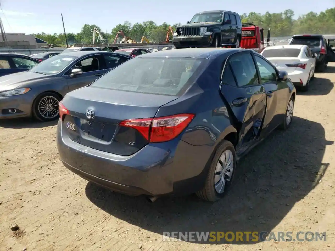 4 Photograph of a damaged car 2T1BURHE1KC153772 TOYOTA COROLLA 2019