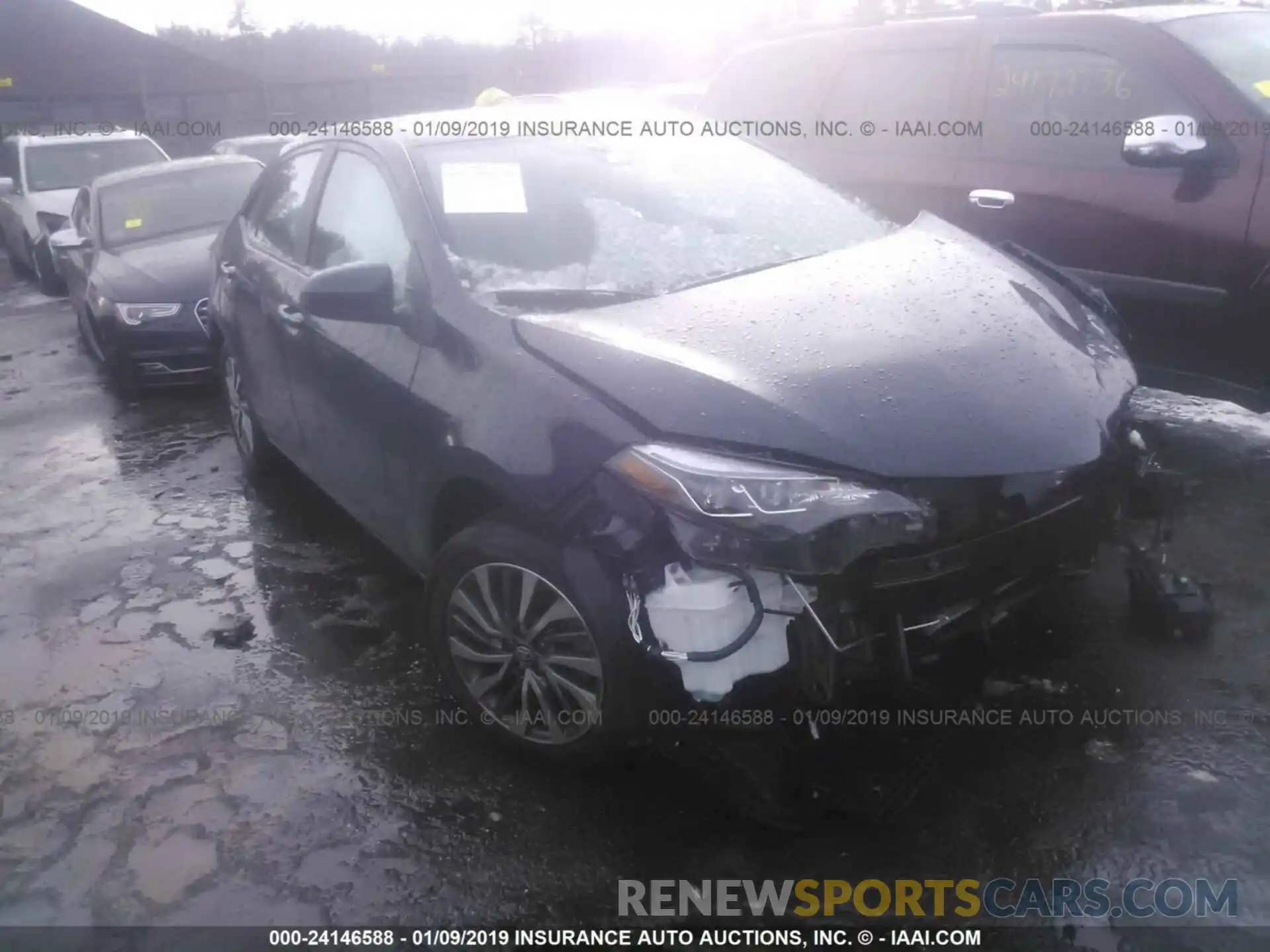 1 Photograph of a damaged car 2T1BURHE1KC154291 TOYOTA COROLLA 2019