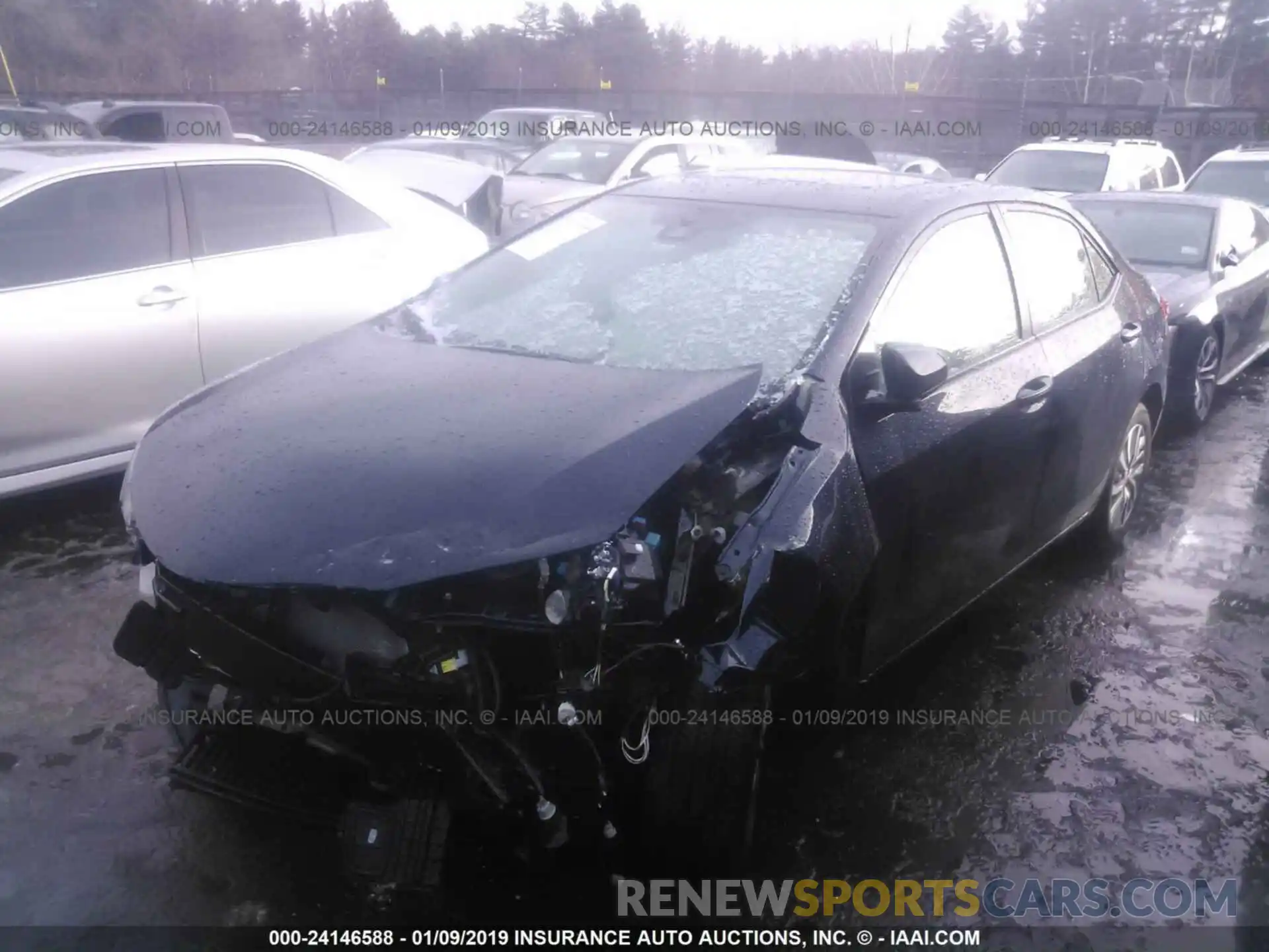 2 Photograph of a damaged car 2T1BURHE1KC154291 TOYOTA COROLLA 2019