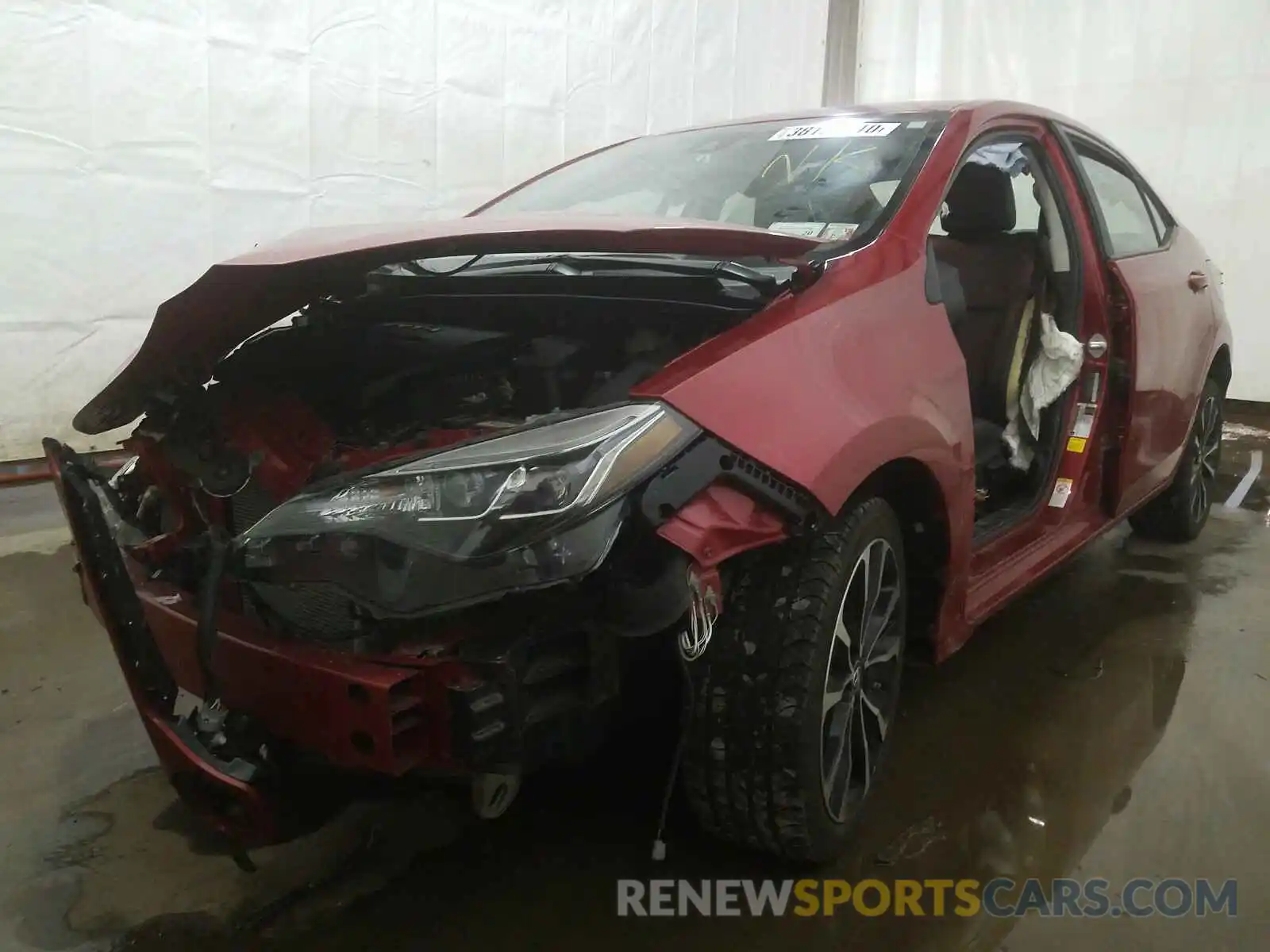 2 Photograph of a damaged car 2T1BURHE1KC154467 TOYOTA COROLLA 2019