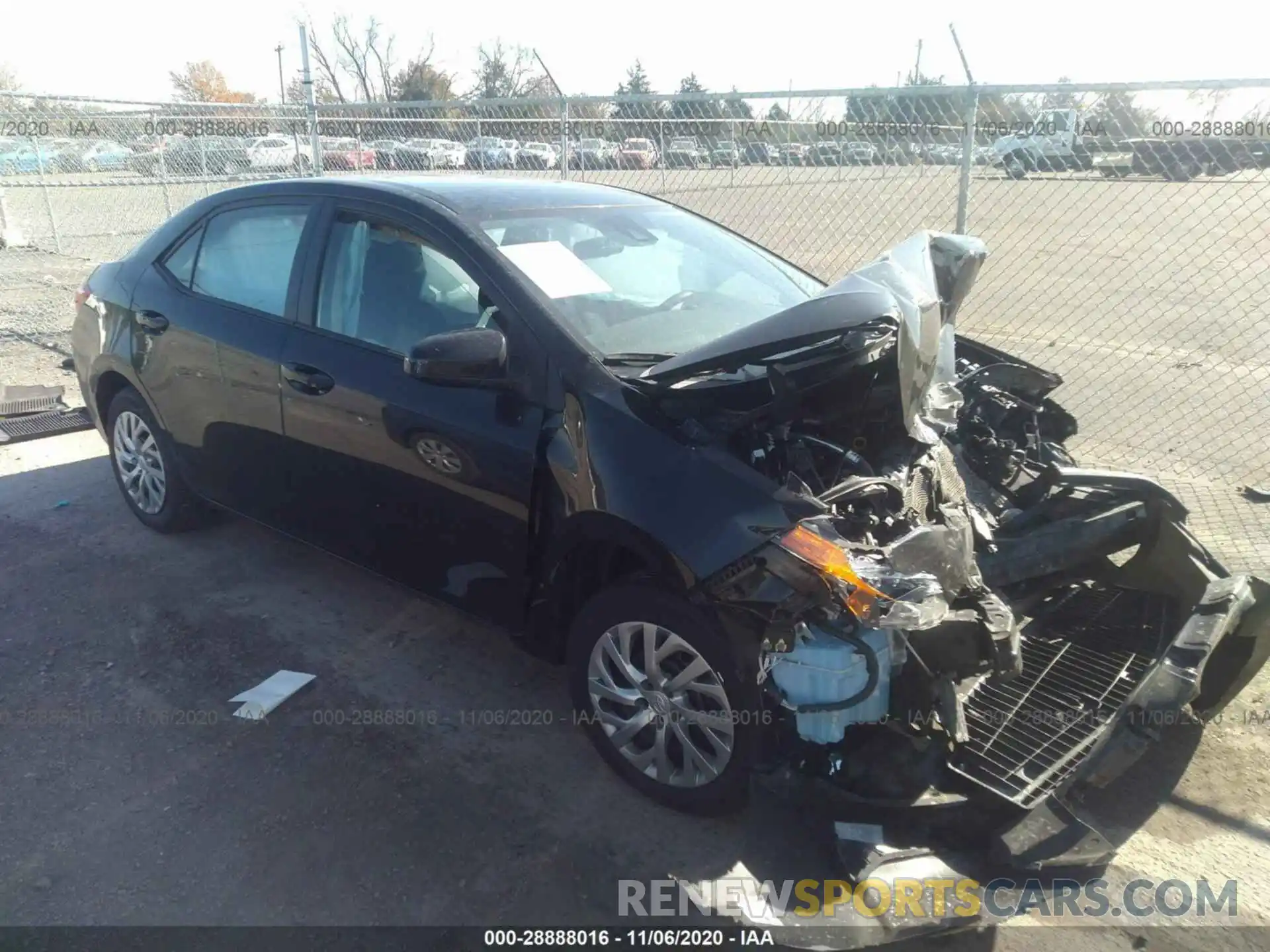 1 Photograph of a damaged car 2T1BURHE1KC154730 TOYOTA COROLLA 2019