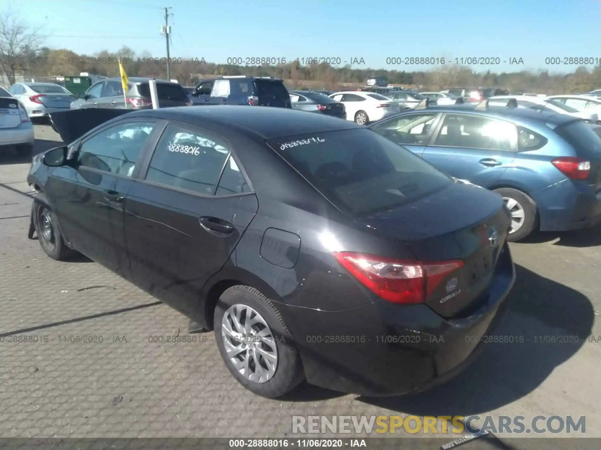 3 Photograph of a damaged car 2T1BURHE1KC154730 TOYOTA COROLLA 2019