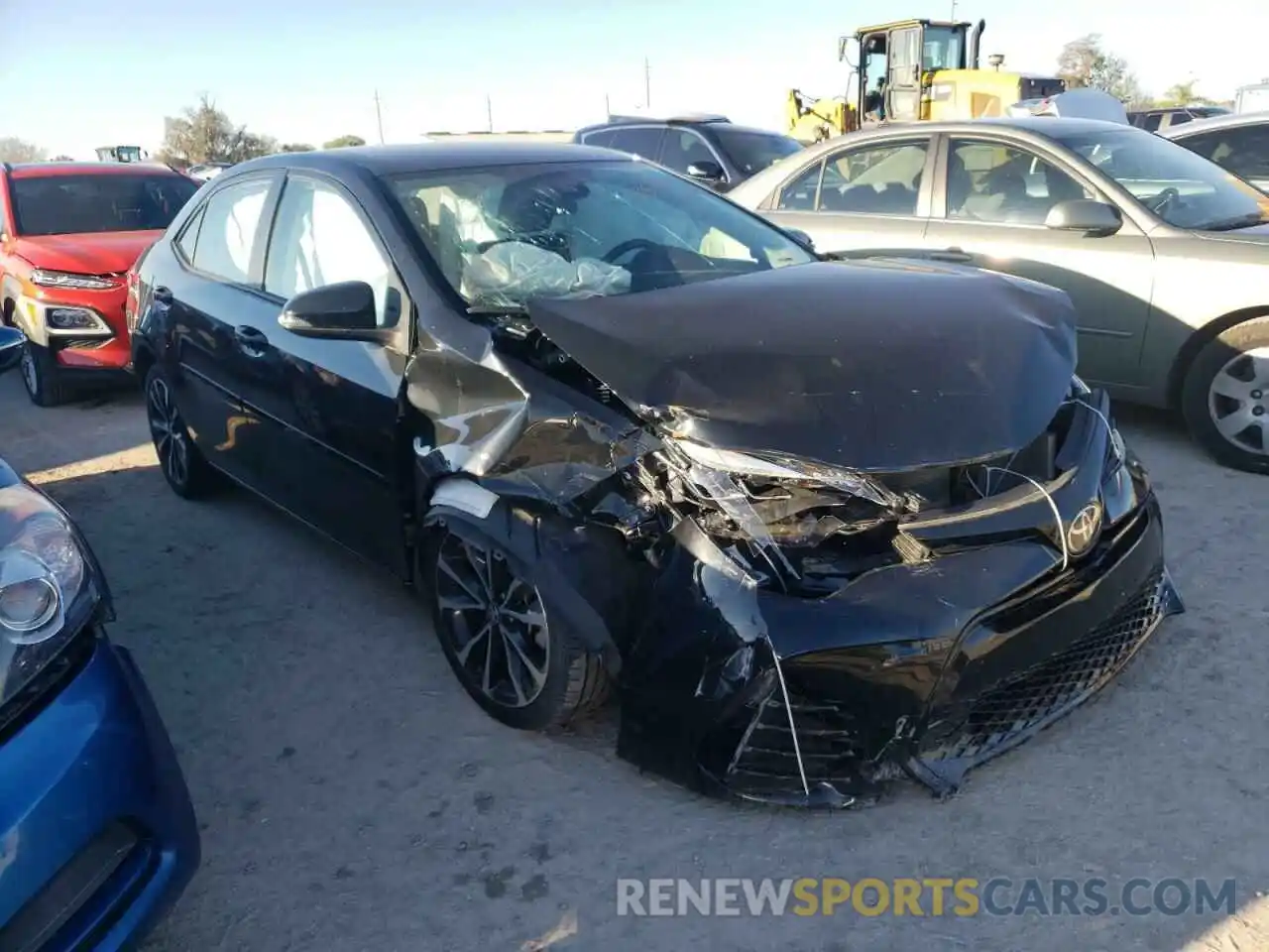 1 Photograph of a damaged car 2T1BURHE1KC154906 TOYOTA COROLLA 2019