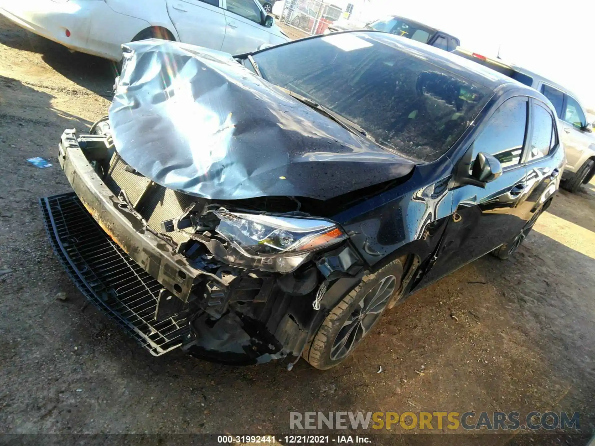 2 Photograph of a damaged car 2T1BURHE1KC155795 TOYOTA COROLLA 2019