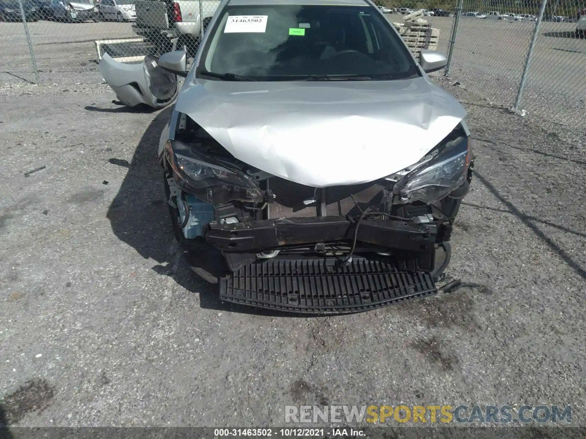 6 Photograph of a damaged car 2T1BURHE1KC155974 TOYOTA COROLLA 2019