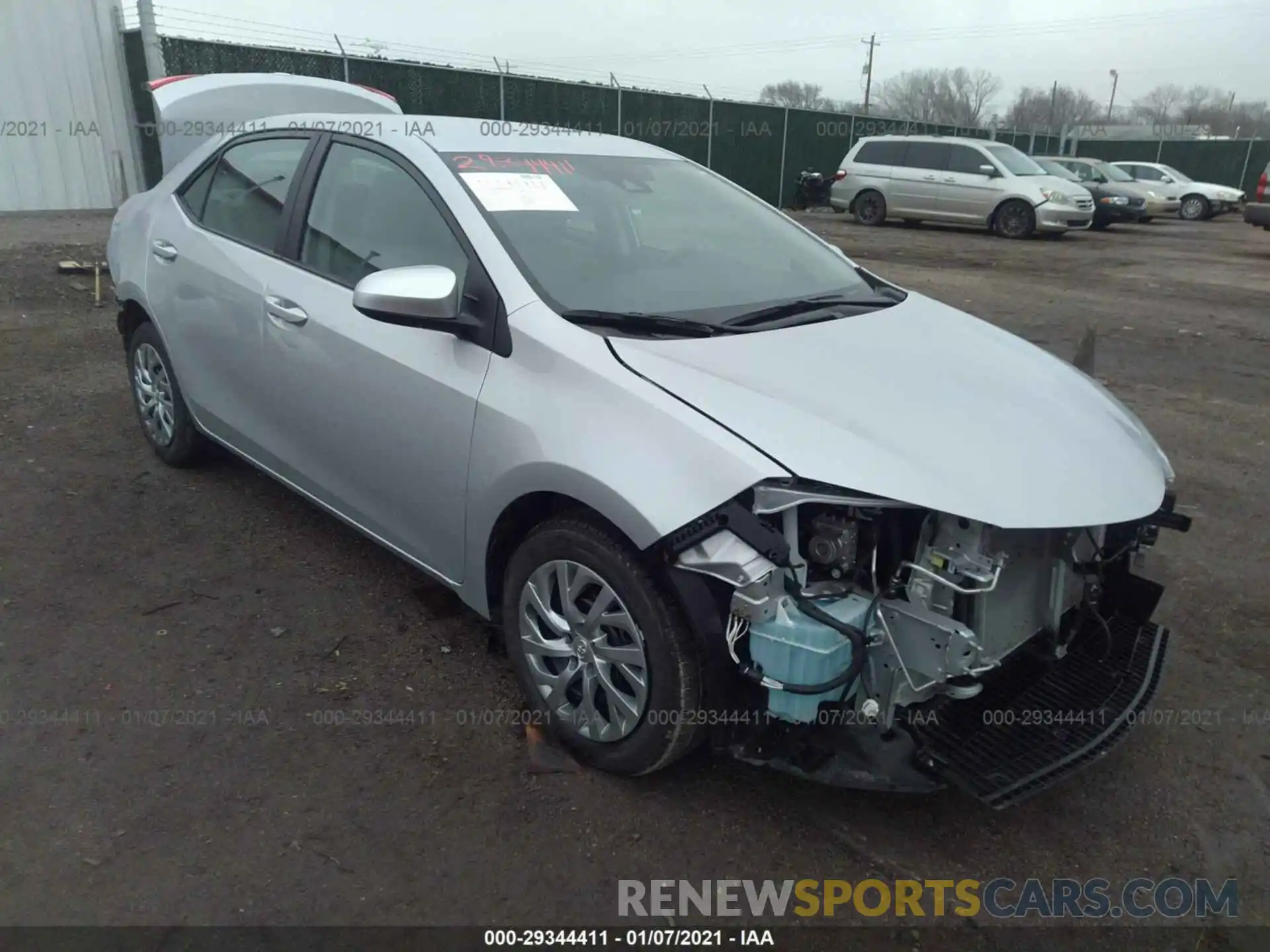 1 Photograph of a damaged car 2T1BURHE1KC156218 TOYOTA COROLLA 2019