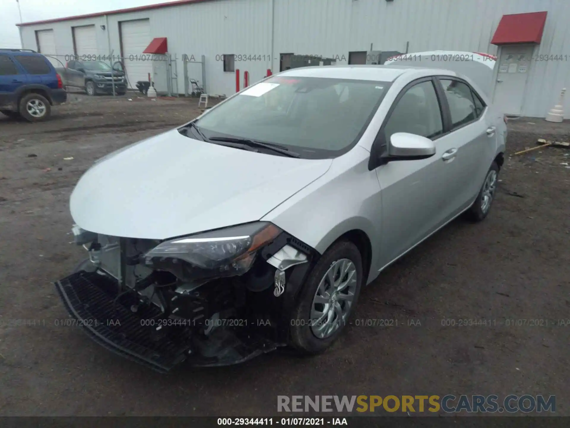 2 Photograph of a damaged car 2T1BURHE1KC156218 TOYOTA COROLLA 2019