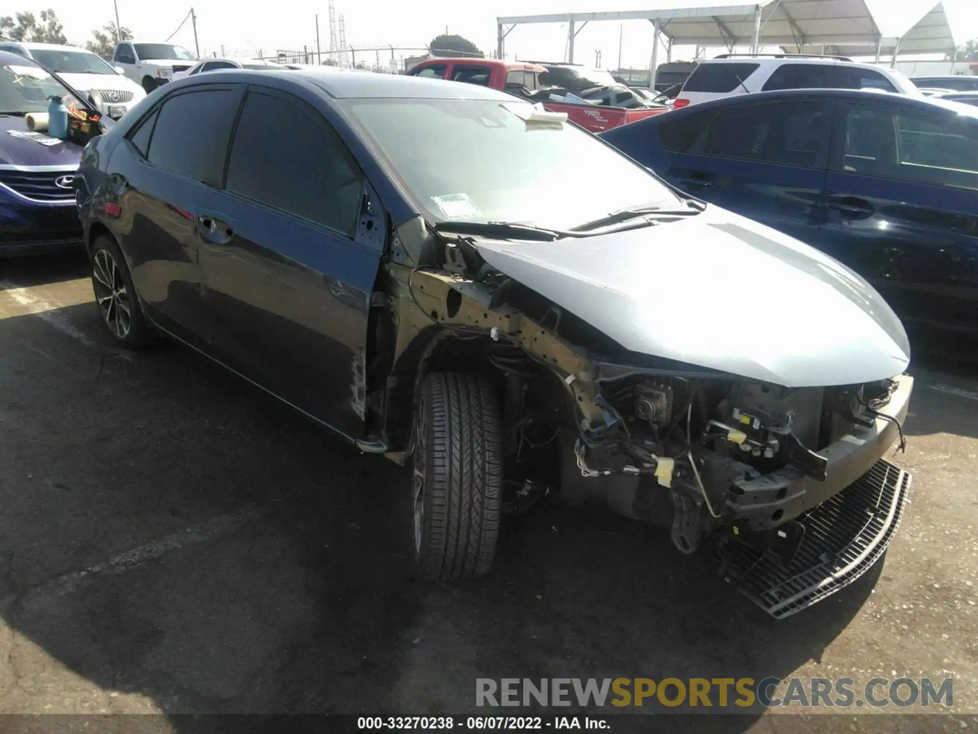 1 Photograph of a damaged car 2T1BURHE1KC156266 TOYOTA COROLLA 2019