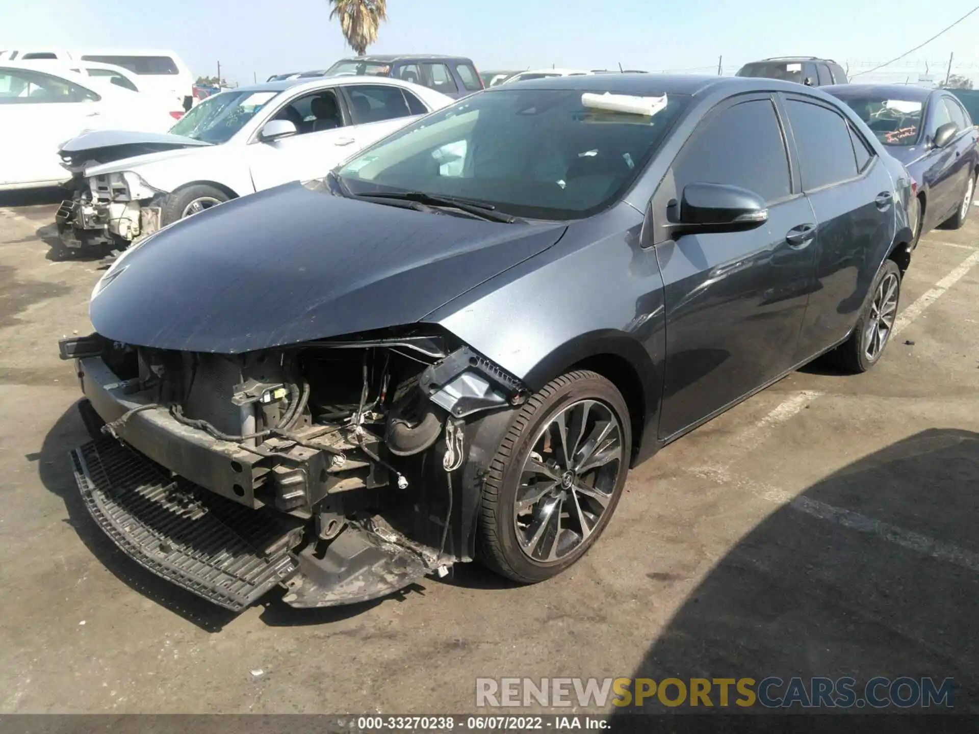 2 Photograph of a damaged car 2T1BURHE1KC156266 TOYOTA COROLLA 2019