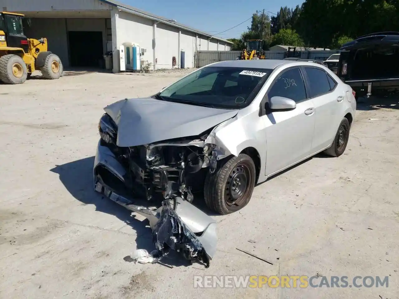 2 Photograph of a damaged car 2T1BURHE1KC156798 TOYOTA COROLLA 2019