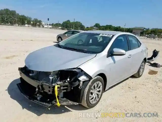 2 Photograph of a damaged car 2T1BURHE1KC156851 TOYOTA COROLLA 2019