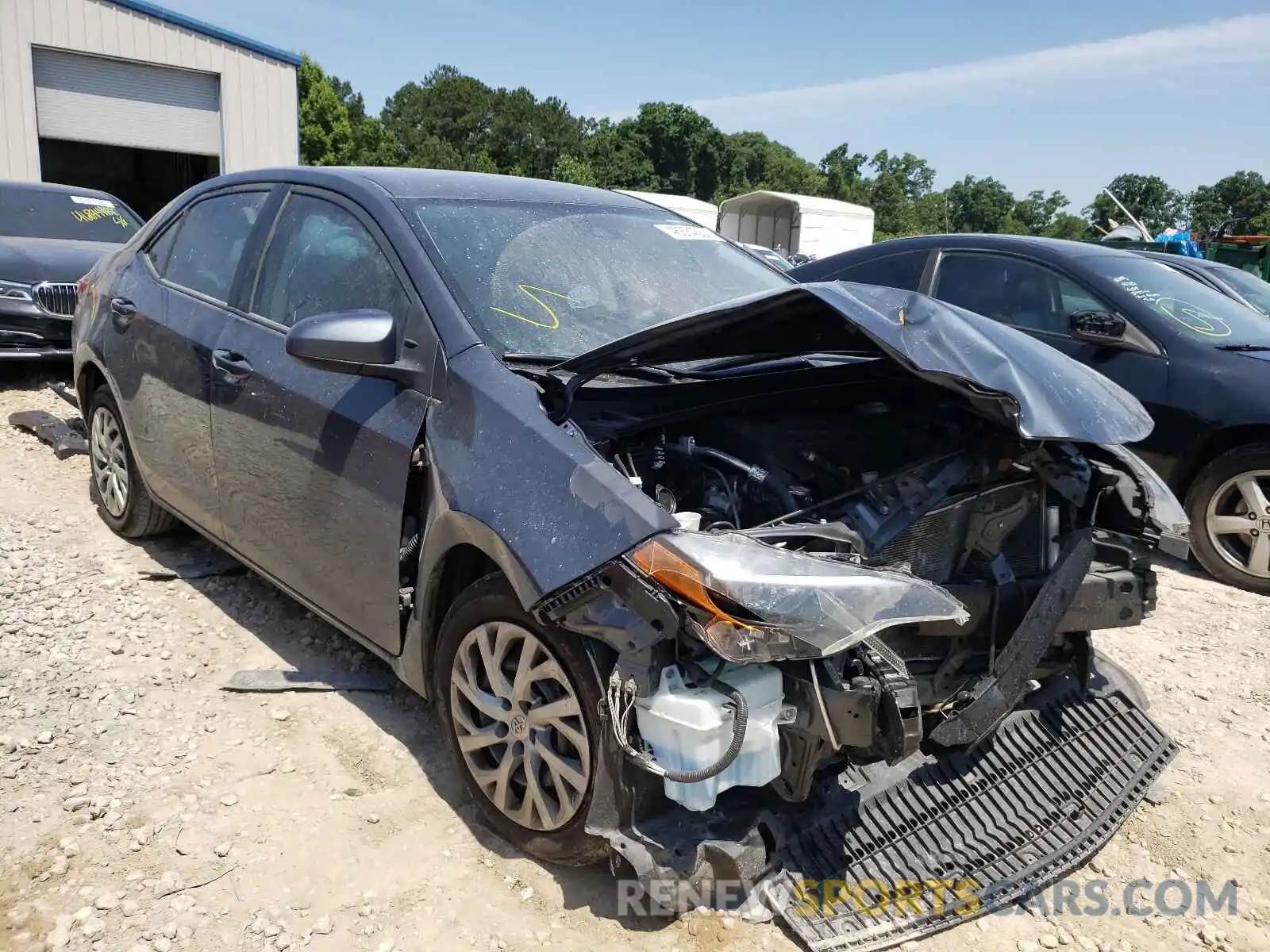 1 Photograph of a damaged car 2T1BURHE1KC157529 TOYOTA COROLLA 2019