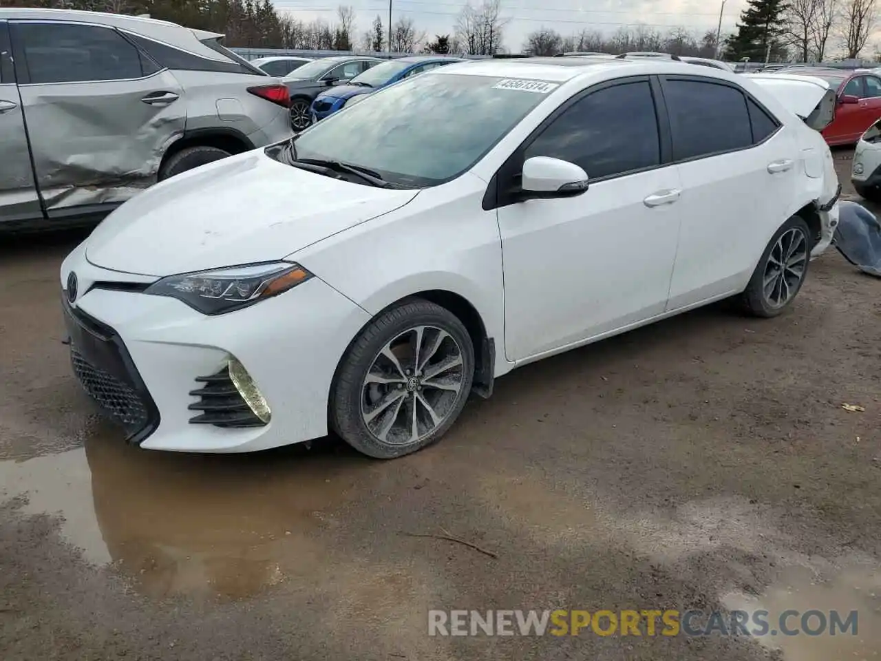 1 Photograph of a damaged car 2T1BURHE1KC158499 TOYOTA COROLLA 2019