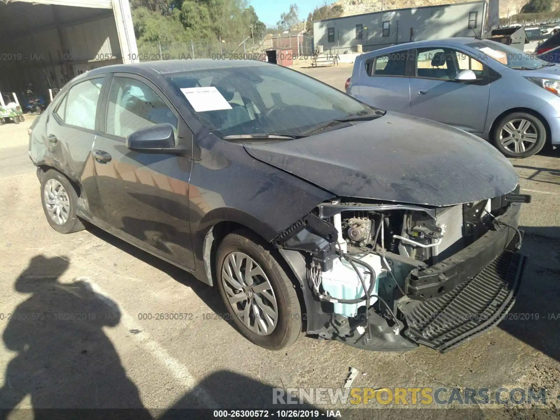 1 Photograph of a damaged car 2T1BURHE1KC158602 TOYOTA COROLLA 2019