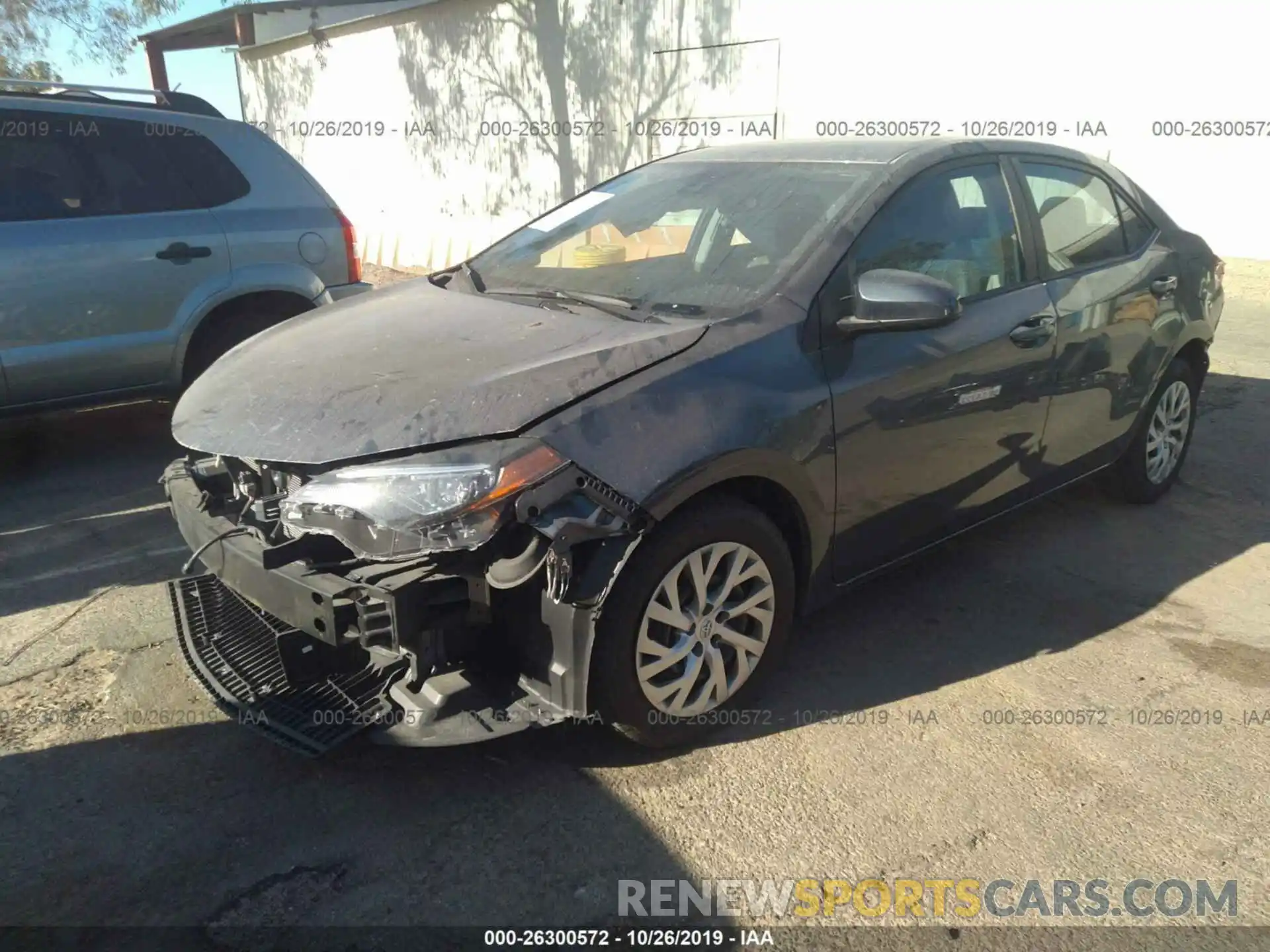 2 Photograph of a damaged car 2T1BURHE1KC158602 TOYOTA COROLLA 2019