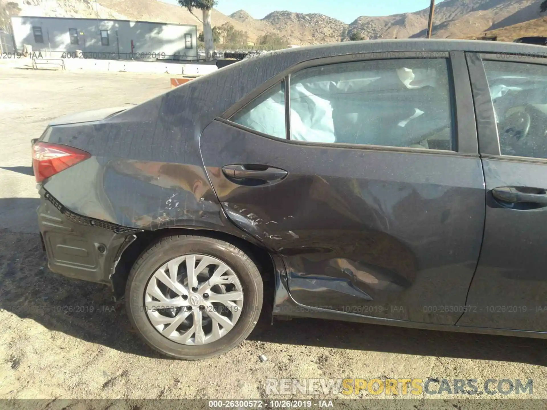 6 Photograph of a damaged car 2T1BURHE1KC158602 TOYOTA COROLLA 2019