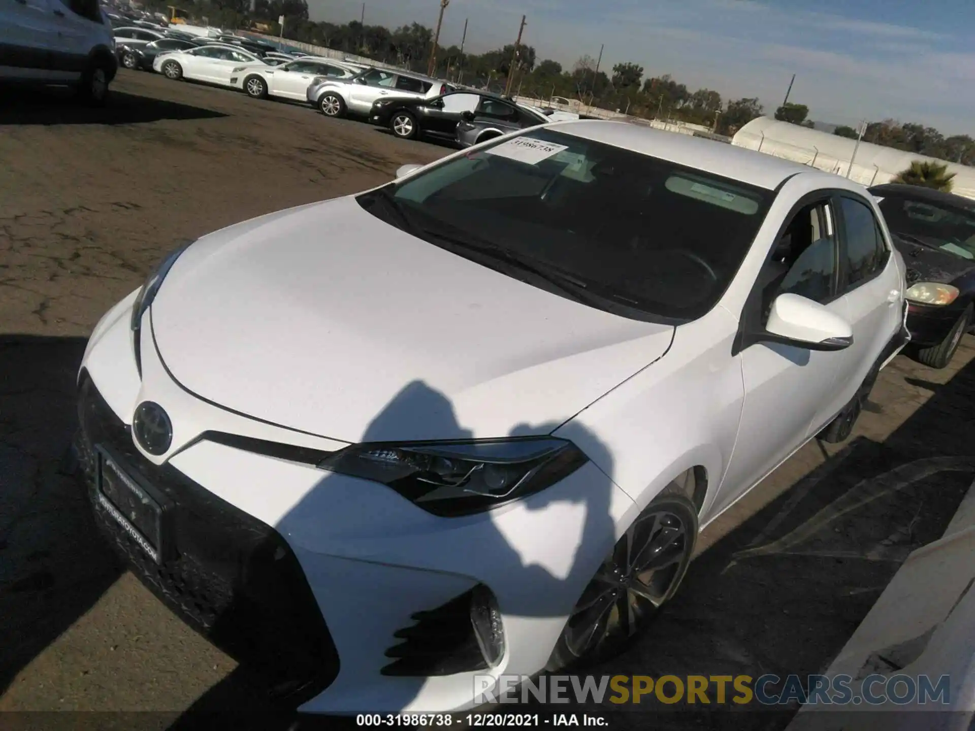 2 Photograph of a damaged car 2T1BURHE1KC158700 TOYOTA COROLLA 2019