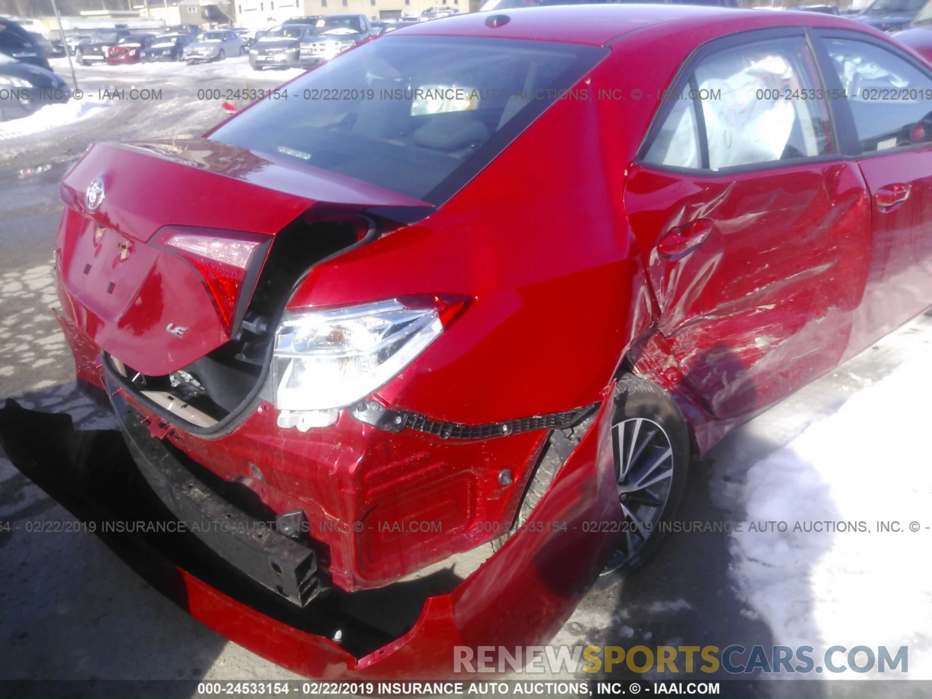 6 Photograph of a damaged car 2T1BURHE1KC158874 TOYOTA COROLLA 2019