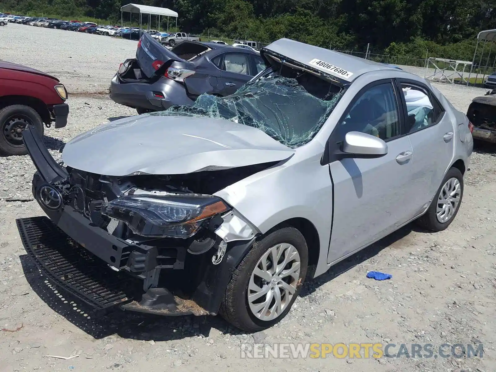 2 Photograph of a damaged car 2T1BURHE1KC159037 TOYOTA COROLLA 2019