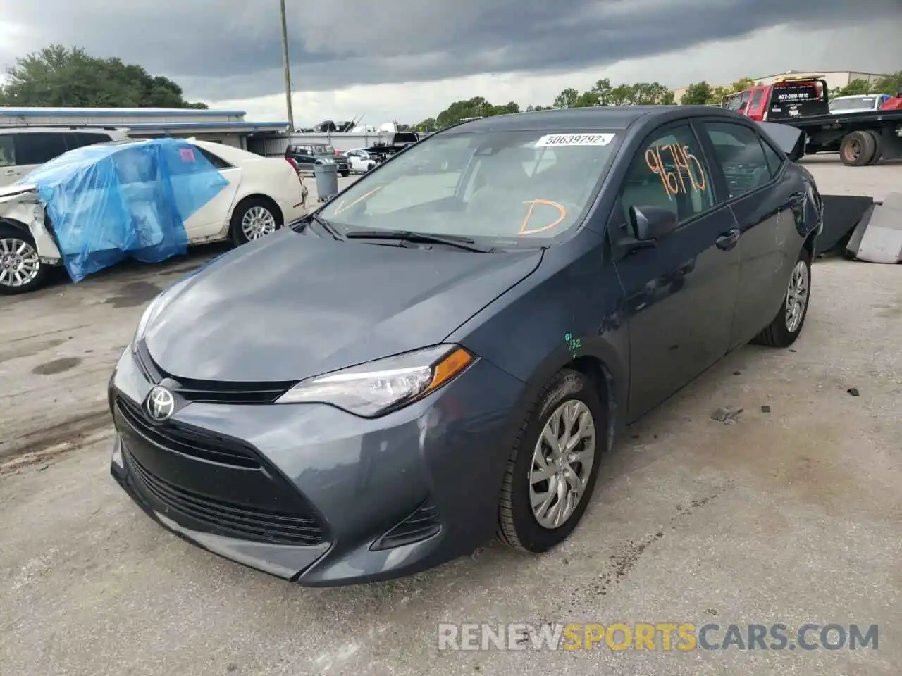 2 Photograph of a damaged car 2T1BURHE1KC159152 TOYOTA COROLLA 2019