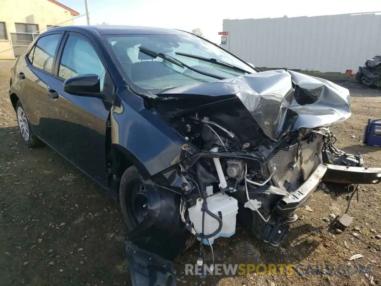 1 Photograph of a damaged car 2T1BURHE1KC159264 TOYOTA COROLLA 2019