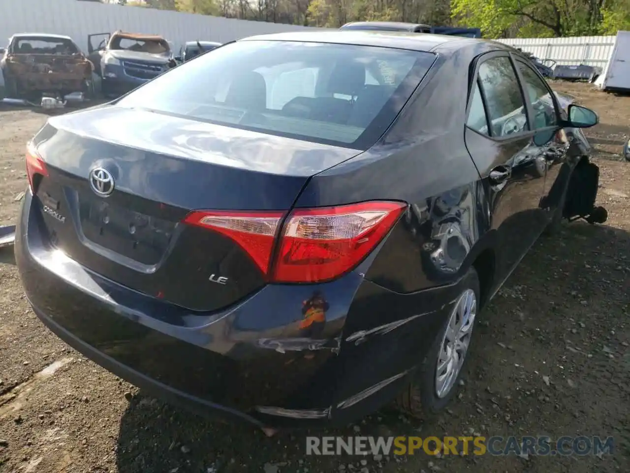 4 Photograph of a damaged car 2T1BURHE1KC159264 TOYOTA COROLLA 2019