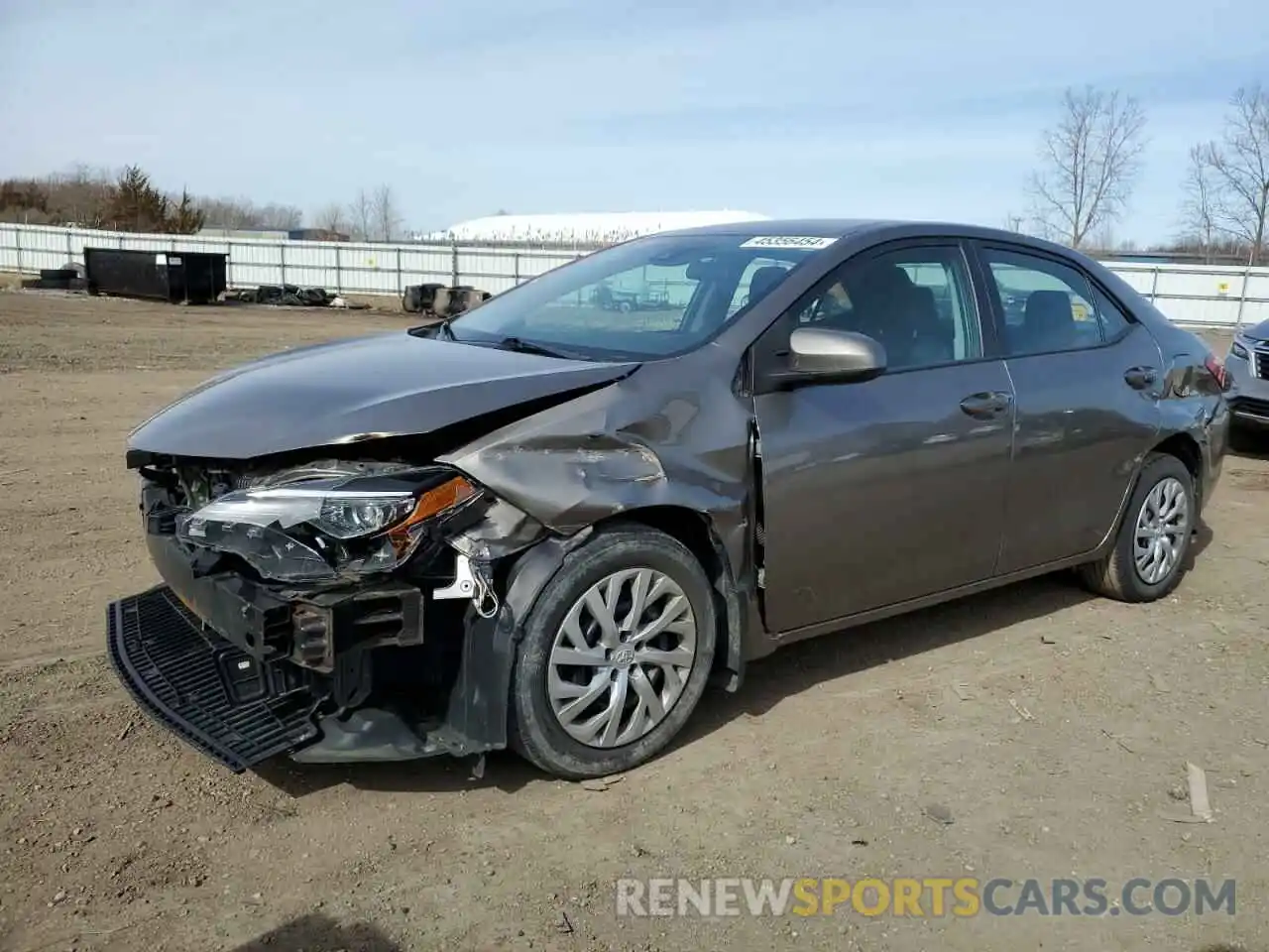 1 Photograph of a damaged car 2T1BURHE1KC159751 TOYOTA COROLLA 2019