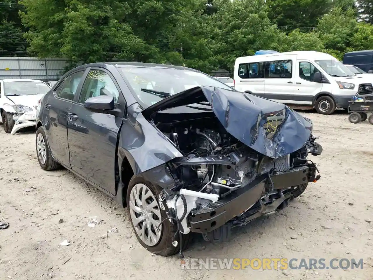 1 Photograph of a damaged car 2T1BURHE1KC159801 TOYOTA COROLLA 2019