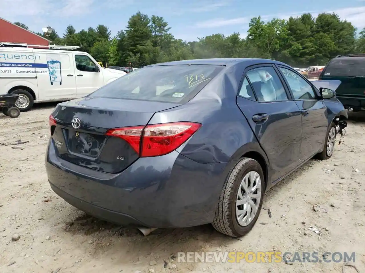 4 Photograph of a damaged car 2T1BURHE1KC159801 TOYOTA COROLLA 2019