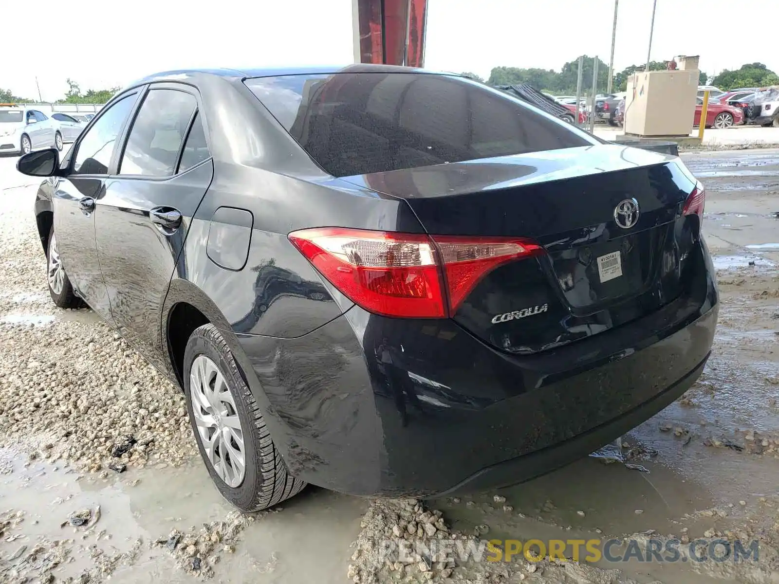 3 Photograph of a damaged car 2T1BURHE1KC159815 TOYOTA COROLLA 2019