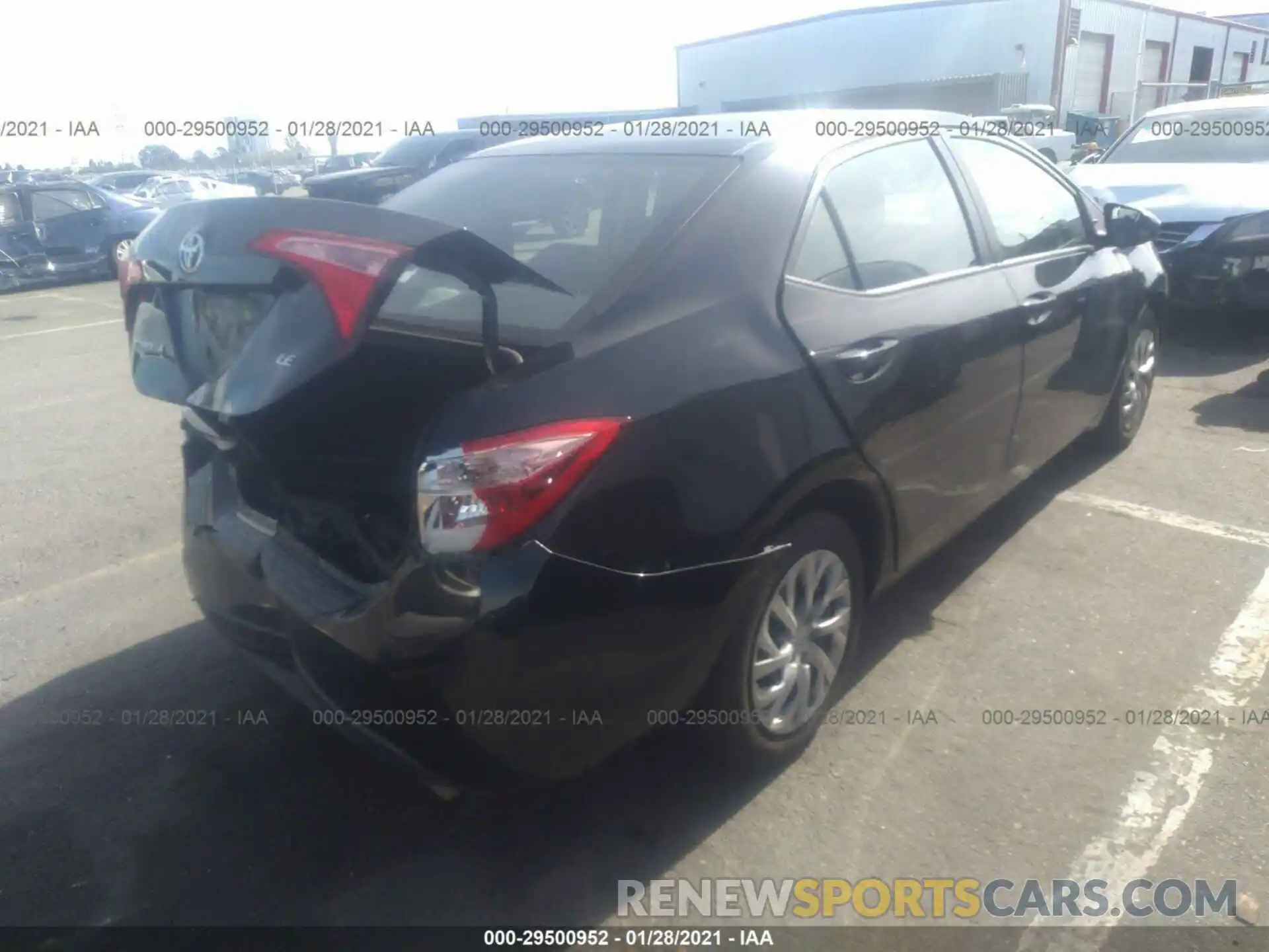 4 Photograph of a damaged car 2T1BURHE1KC160110 TOYOTA COROLLA 2019