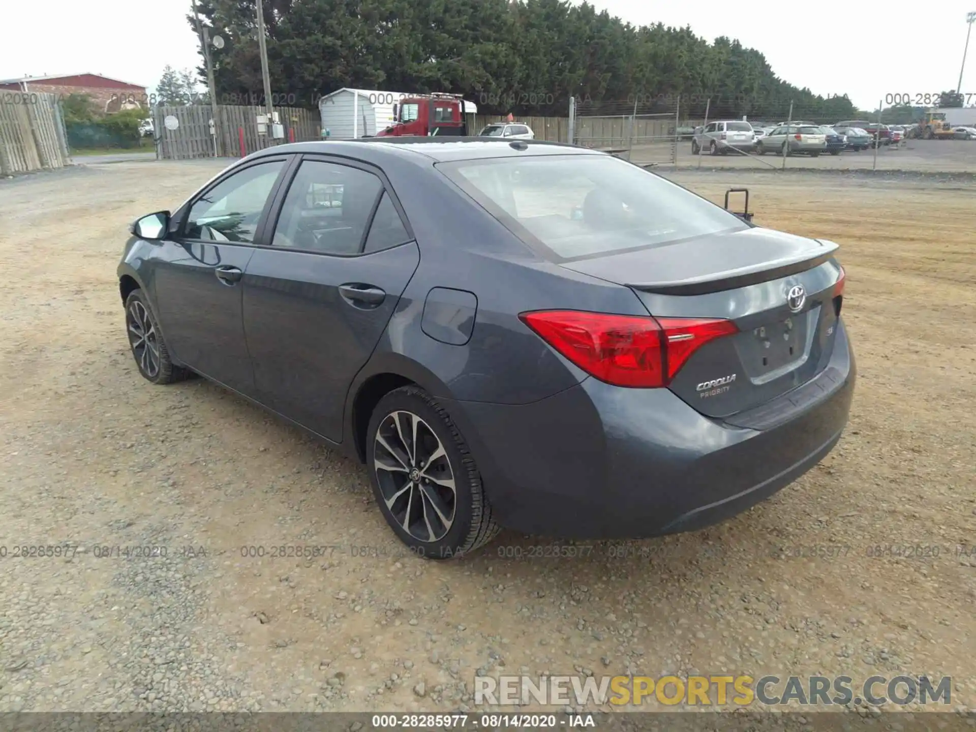 3 Photograph of a damaged car 2T1BURHE1KC160432 TOYOTA COROLLA 2019