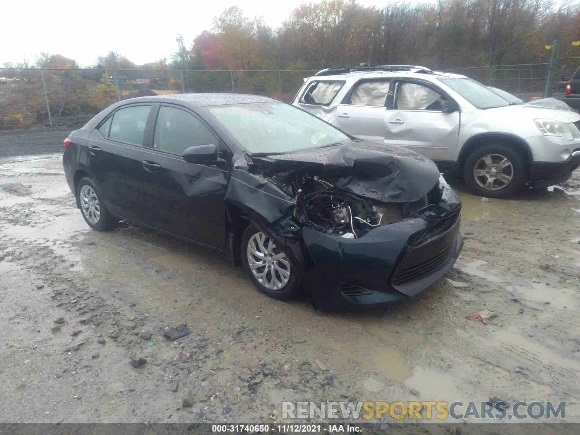 1 Photograph of a damaged car 2T1BURHE1KC160477 TOYOTA COROLLA 2019