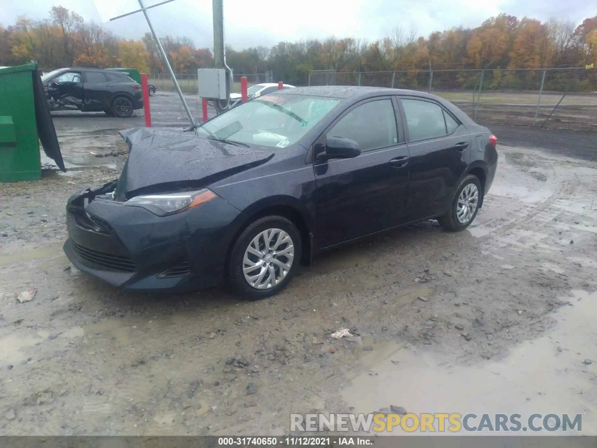 2 Photograph of a damaged car 2T1BURHE1KC160477 TOYOTA COROLLA 2019