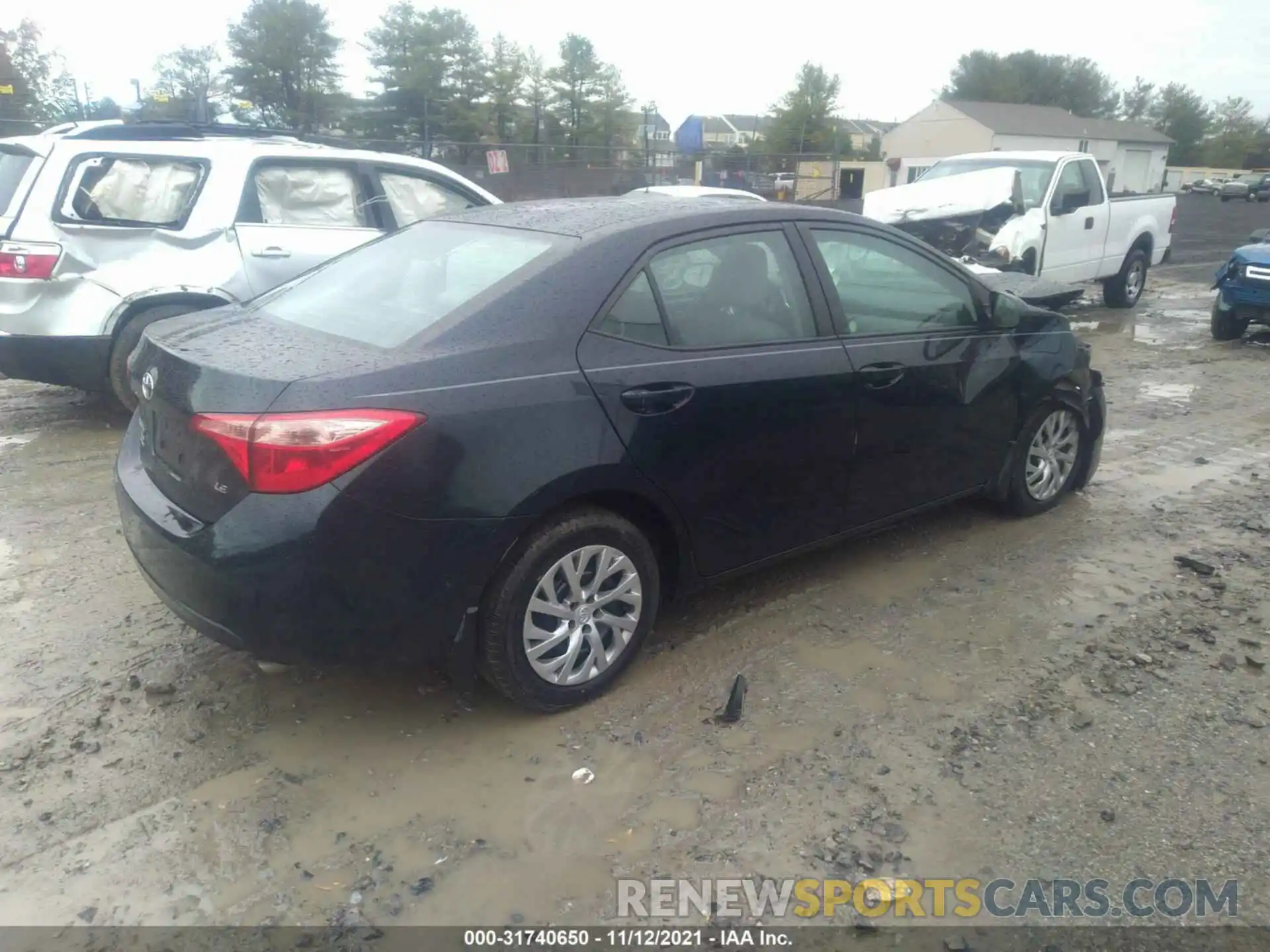 4 Photograph of a damaged car 2T1BURHE1KC160477 TOYOTA COROLLA 2019