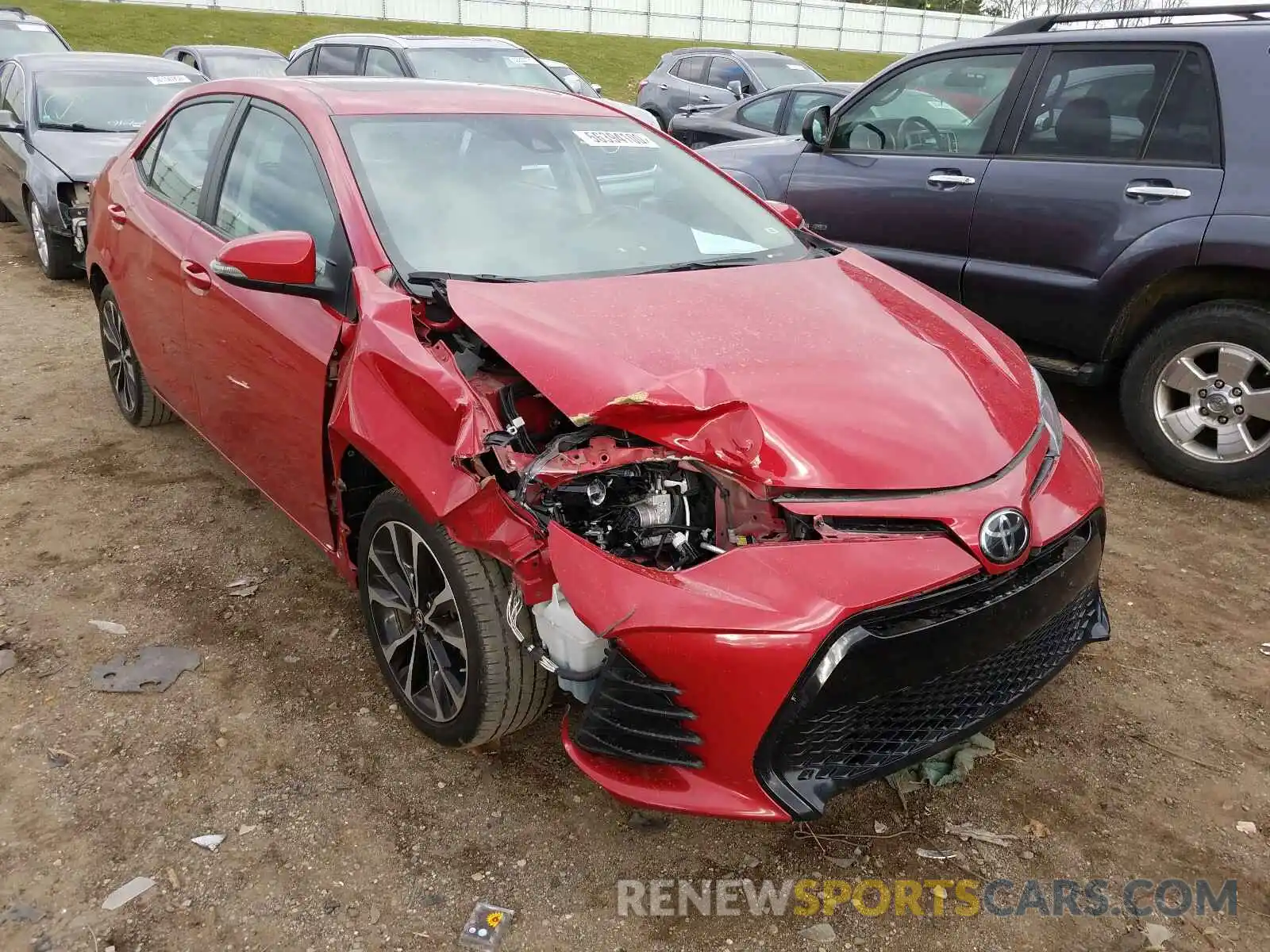 9 Фотография поврежденного автомобиля 2T1BURHE1KC160544 TOYOTA COROLLA 2019