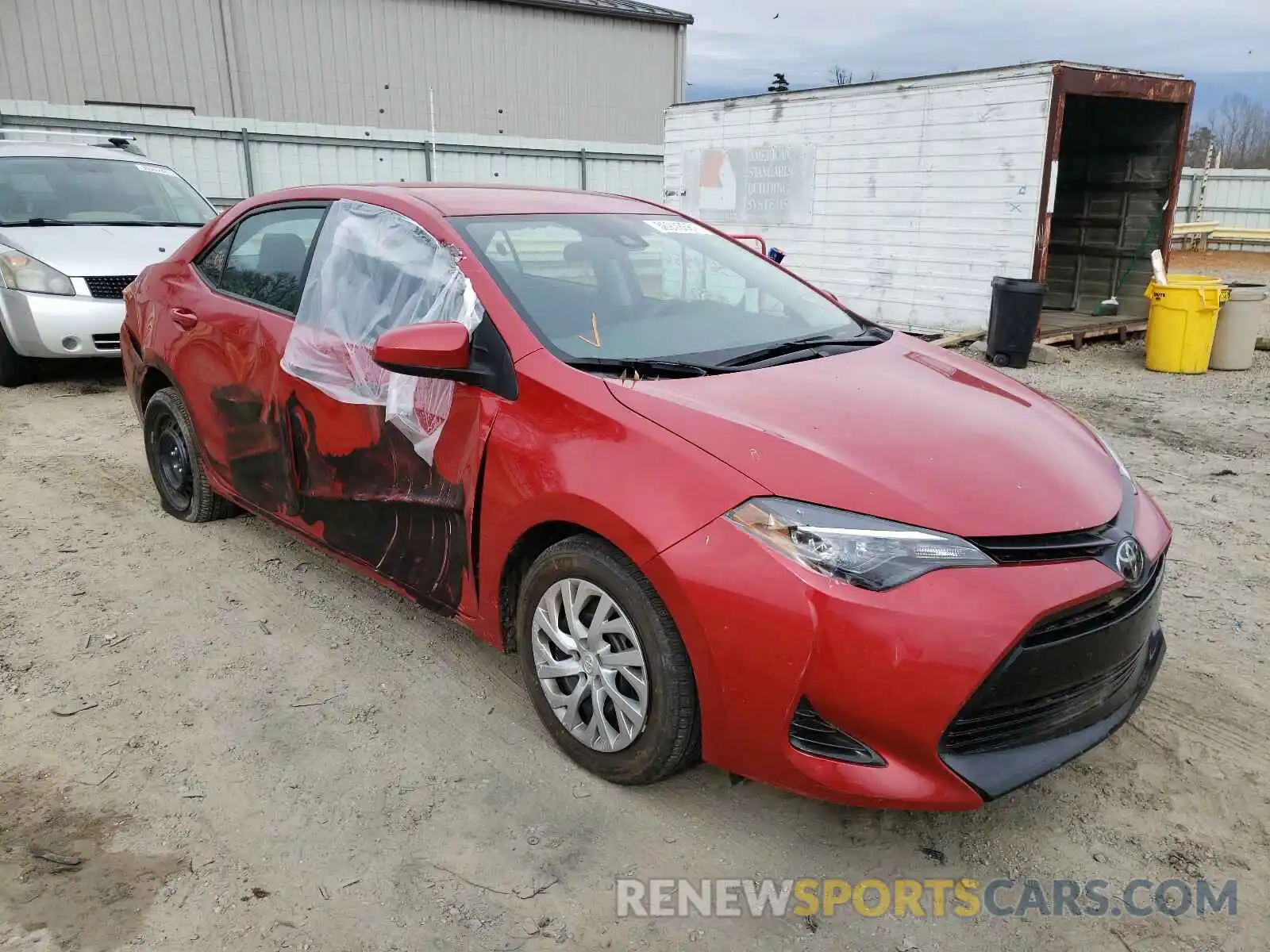 1 Photograph of a damaged car 2T1BURHE1KC161208 TOYOTA COROLLA 2019