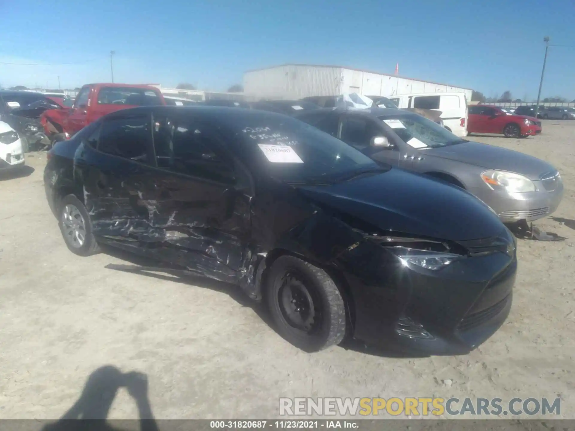 1 Photograph of a damaged car 2T1BURHE1KC162049 TOYOTA COROLLA 2019