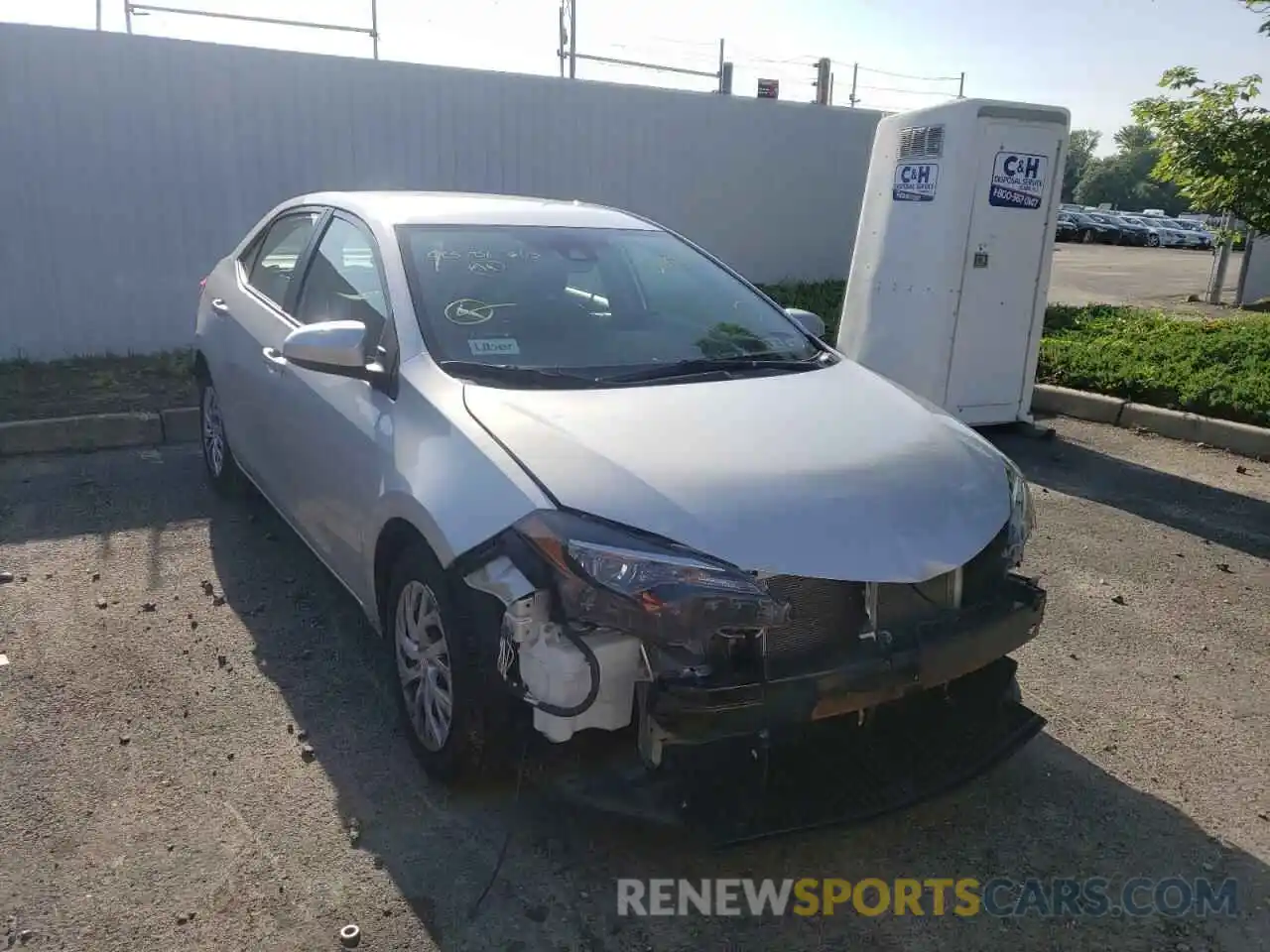 1 Photograph of a damaged car 2T1BURHE1KC164092 TOYOTA COROLLA 2019