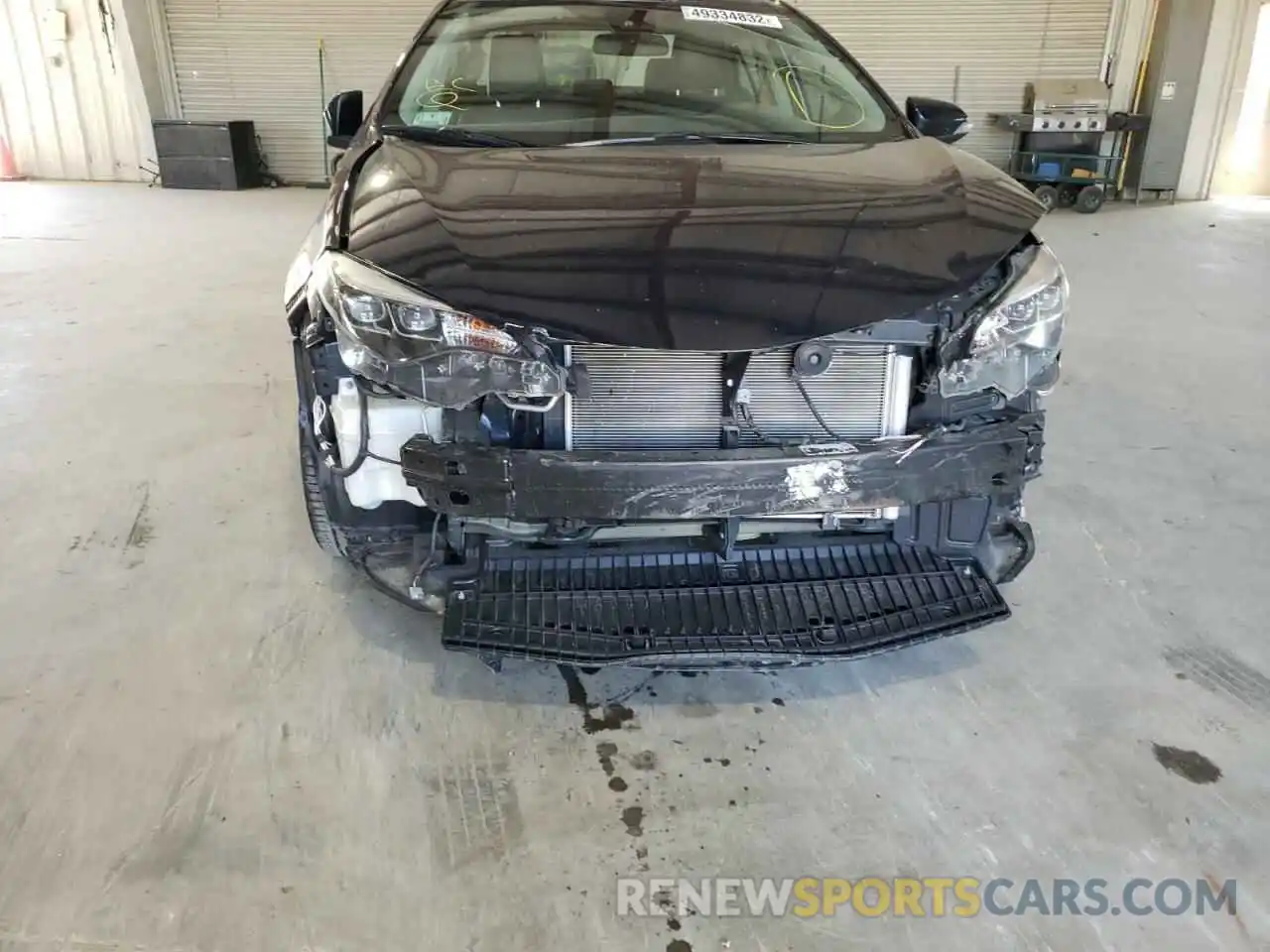 9 Photograph of a damaged car 2T1BURHE1KC164206 TOYOTA COROLLA 2019