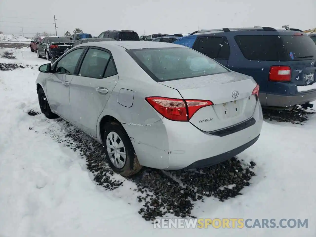 3 Photograph of a damaged car 2T1BURHE1KC165548 TOYOTA COROLLA 2019