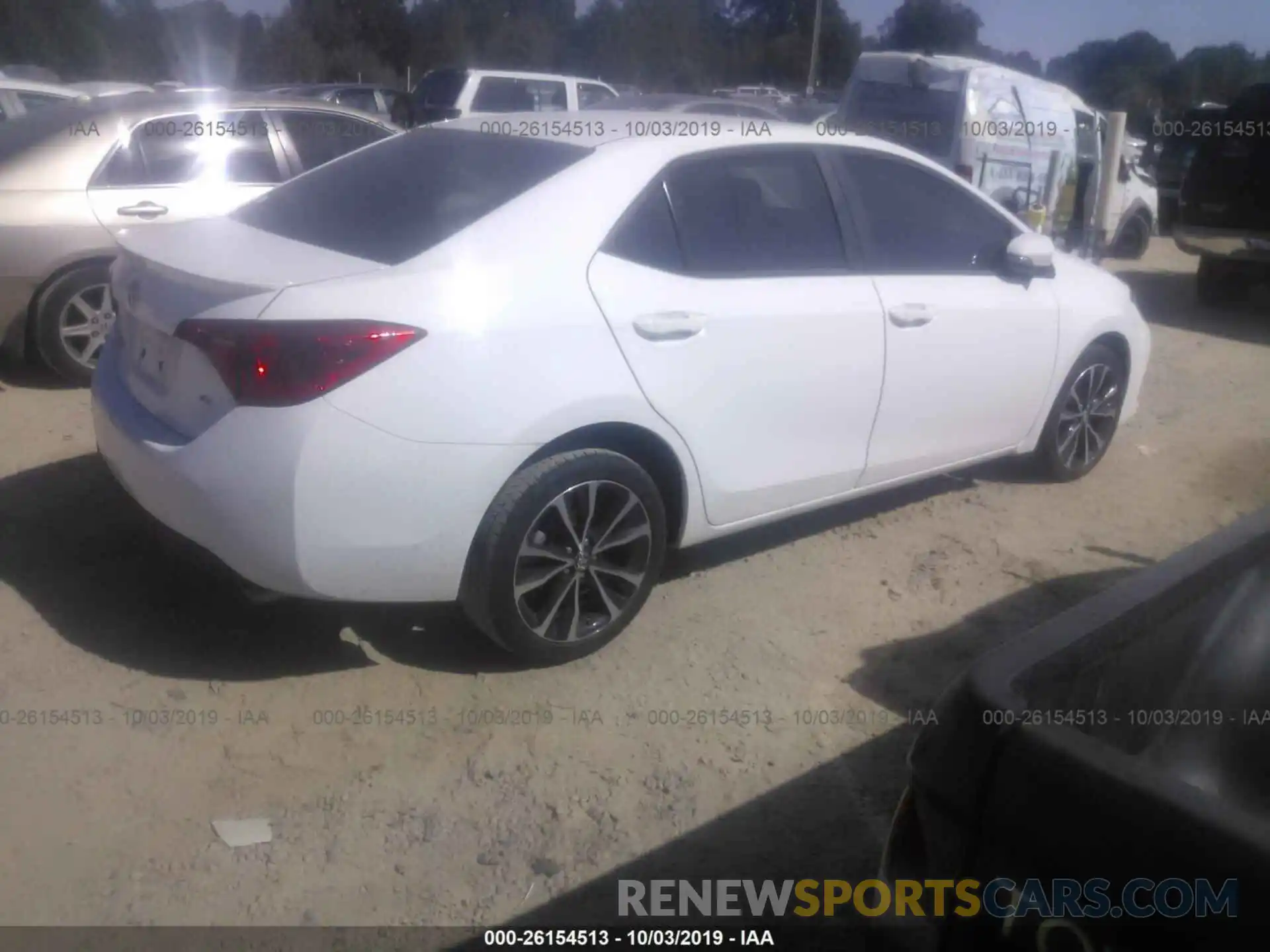 4 Photograph of a damaged car 2T1BURHE1KC166120 TOYOTA COROLLA 2019